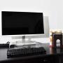 AMT Acrylic Monitor Stand Clear Monitor Stand Clear Monitor Riser Laptop/PC/Multimedia Monitor Stand for Home Office (Small)