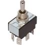 Morris Products Momentary Contact Toggle Switch – Heavy Duty, DPDT (On)-Off-(On) 6 Quick Connect Spade Terminals – 100,000 Mechanical Life Cycles – CURus Listed – 1.30” x .76” x .86”