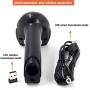 USB 2D Barcode Scanner,Symcode Datamatrix PDF417 QR Code Handheld Reader for Screen and Printed Bar Code Scan, Works with Windows Mac and Linux PC POS