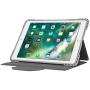 Targus Pro-Tek Apple iPad (6th / 5th gen), iPad Pro (9.7-Inch), iPad Air 2 & iPad Air Rotating Case with Slim Trifold Stand Cover, Stylus Holder, Magnetic Closure, Silver (THZ73711GL)