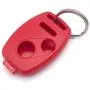 3 Buttons Replacement Key Fob Case Shell Fits for Honda Civic CR-V Fit Accord Crosstour Odyssey CR-Z Keyless Entry Remote Control Car Key Fob Cover (2 + 1 Buttons, Red)