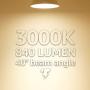 TORCHSTAR PAR30 Dimmable LED Spotlight Bulbs, Long Neck, CRI90+, 12W (75W Eqv.), UL & Energy Star Listed, E26 Standard Base, 840Lm, 3000K Warm White, for Recessed Trim Lighting, Track Light, Pack of 6
