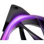 NZXT AER RGB 2 - HF-28120-B1 - 120mm - Advanced Lighting Customizations - Winglet Tips - Fluid Dynamic Bearing - LED RGB PWM Fan for Hue 2 - Single (HUE2 Lighting Controller Not Included)