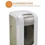 Bonsaii 120-Minute Heavy-Duty Paper Shredder, 8-Sheet Micro-Cut Shredder P-5 Security, Commercial Office Shredding Machine with 6 Gallons Wastebasket and 4 Casters, White (4S23)