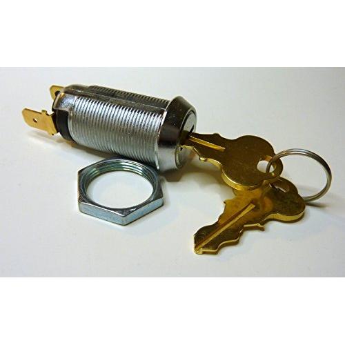 Momentary Switch Lock, Keyed Alike, Key Removable in Off Position, with 2 Keys & Nut