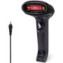 USB Barcode Scanner Wired Handheld Laser Bar Code Reader Scanner Black