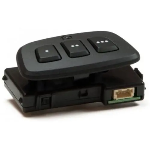 HomeLink 60-HMLKV5BLK Wireless Garage Door Opener Control System for Car Headliner or Sun Visor: Black