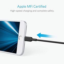 Anker Powerline II Lightning Cable (6ft), MFi Certified for iPhone 11 / XS/XS Max/XR/X / 8/8 Plus / 7/7 Plus / 6/6 Plus