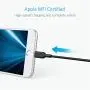 Anker Powerline II Lightning Cable (6ft), MFi Certified for iPhone 11 / XS/XS Max/XR/X / 8/8 Plus / 7/7 Plus / 6/6 Plus