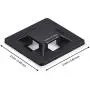 100 Pack Zip Tie Adhesive Mounts Self Adhesive Cable Tie Base Holders with Multi-Purpose Cable Tie (Length 150 mm, Width 2 cm, Black)
