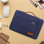 Lacdo 360° Protective 11 Inch Chromebook Case Handle Laptop Sleeve for 11.6 inch Samsung HP Stream/Acer Chromebook R 11 / ASUS C202 / MacBook Air 11.6 inch, Surface Pro X 7 6, C330 2-in-1 Bag, Blue