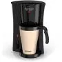 BLACK+DECKER Brew n Go Personal Coffeemaker with Travel Mug, Black/Beige, DCM18