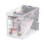 uxcell HH52P AC 12V Coil DPDT 8 Pins Electromagnetic Power Relay Red LED with Socket