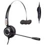 Volume and Mute Switch Headset Office Monaural Headset with Microphone RJ9 Plug for Cisco IP Phones 794X 796X 797X 69XX Series and 8811,8841,8851,8861,8941,8945,8961,9951,9971 etc