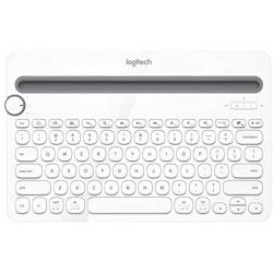 Logitech Bluetooth Multi-Device Keyboard K480 – White – for Windows and Mac Computers, Android and iOS Tablets and Smartphones