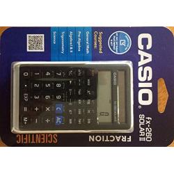 Casio Scientific Calculator Black, 3'' W x 5'' H, 2.25 (FX-260 SOLARII-S-IH)