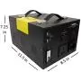 Instapark ITU-3000 Series Heavy-Duty AC 110/220V Step Up / Down Voltage Transformer / Converter with US Standard, Universal, German/French Schuko AC Outlets - 3,000 Watt