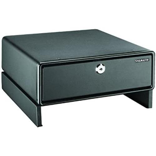 STEELMASTER LockIt Monitor Riser with Locking Door, Black (264656004)