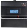 Pyramid Time Systems 3700 Heavy Duty Steel Time Clock and Document Stamp, Prints employee time & up to 14 pre-programmed messages, Made in the USA, Black