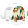 COOLBROS Elephant Pencil Holder With Phone Holder Desk Organizer Desktop Pen Pencil Mobile Phone Bracket Stand Storage Pot Holder Container Stationery Box Organizer (Flame Elephant)