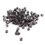 YESURPRISE 1000 Silicone Micro Link Rings 5mm Lined Beads for Hair Extensions Tool Dark Brown
