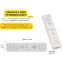 Yosikr Wireless Remote Controller for Wii Wii U - 1 Pack White