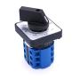 Taiss Universal Changeover Switch 20A 550V 5 Position 12 Terminals Latching Rotary Cam Selector Switch + SV2-4s Blue Connection Terminal LW26-20 0-5/3