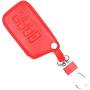 WFMJ Red Leather For Lexus ES300h ES350 GS200t GS350 GS450h GS F 200t IS250 IS300 IS350 NX200t NX300h RC200t RC350 RC F RX350 RX450h LS460 IS F LS600h 4 Buttons Remote Smart Key Chain Cover Case Fob