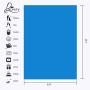 Lyly County 5x7ft Photography Studio Non-Woven Backdrop Blue Backdrop Solid Color Backdrop Navy Blue Simple Background LY077