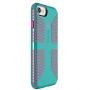 Speck Products CandyShell Grip iPhone SE 2020 Case Fits iPhone 8/7/6S/6 - Caribbean Blue/Bubblegum Pink