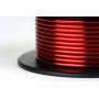 TEMCo 10 AWG Copper Magnet Wire - 4 oz 8 ft 155°C Magnetic Coil Red