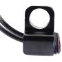 12v 16A Waterproof Motorcycle ATV 1 inch Handlebar Double Control Kill Button Switch Headlight Hazard Brake Fog Light ON Off Switches (Red) CNC Aluminium Alloy Handlebars Switches