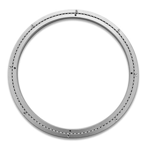 TROOPS BBQ Lazy Susan Turntable Ring - Heavy-Duty Aluminum Lazy Susan Bearing Hardware Single-Row Ball Bearings for Heavy Loads (450 lbs. Capacity) - 24 Inches
