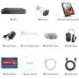 ANNKE 8 Camera Security System 8CH 5MP H.265+ DVR and 8×1080P HD Weatherproof Bullet CCTV Cameras, PIR Detection, White Light Alarm, Email Alert with Snapshots, 1TB Surveillance Hard Drive--S300