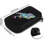 Hxuedan Colorful Dinosaur The Data Cable Storage Bag is A Portable and Independent Design SuitableVFor Travelers to Place The Data Cable, Earphone and Electronic Product Data Cable Storage Bag