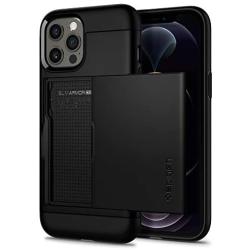 Spigen Slim Armor CS Designed for iPhone 12 Case (2020) / Designed for iPhone 12 Pro Case (2020) - Black