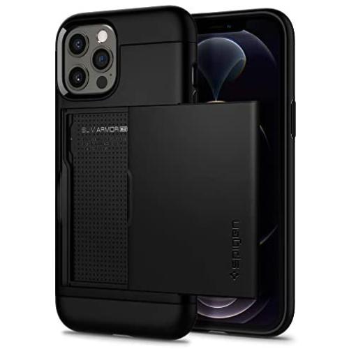 Spigen Slim Armor CS Designed for iPhone 12 Case (2020) / Designed for iPhone 12 Pro Case (2020) - Black