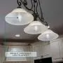 Dimmable LED Edison Light Bulbs: 6 Watt, 4000K Cool White Lightbulbs - 60W Equivalent - E26 Base - Vintage Light Bulb Set - 6 Pack