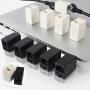 10 Pack ethernet Coupler, Extender in Line rj45 Coupler Cat6/Cat6e/Cat5e/cat5 ethernet Female to Female Coupler ethernet Connector (Black+White)