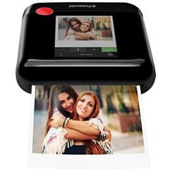 Polaroid WiFi Wireless 3x4 Portable Mobile Photo Printer (Black) with LCD Touch Screen, Compatible w/ iOS & Android