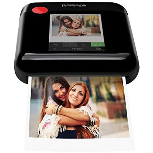 Polaroid WiFi Wireless 3x4 Portable Mobile Photo Printer (Black) with LCD Touch Screen, Compatible w/ iOS & Android