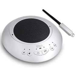YSX Wireless Speakerphone Microphone, Omni-Directional Computer Microphone Speaker Integrated, 360° Audio Pickup - 2.4G Wireless Receiver, Suitable for Around 35 Square Conference Room
