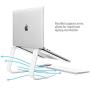 Twelve South Curve for MacBooks and Laptops | Ergonomic desktop cooling stand for home or office, white (special edition)
