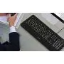 Azio Vision Backlit Computer Keyboard - Wired USB Keyboard with LARGE PRINT keys and 5 Interchangeable Backlight Colors (KB506)