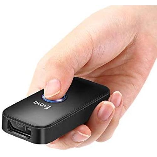 Eyoyo Mini CCD Barcode Scanner, 3-in-1 Bluetooth & USB Wired & 2.4 Wireless Bar Code Reader Portable Image Scanner 1D Screen Scanning Compatible with iPad, iPhone, Android Phones, Tablets PC