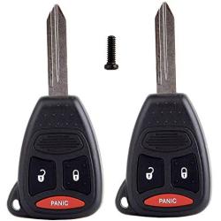 ECCPP Replacement fit for Uncut Keyless Entry Remote Key Fob OHT692713AA OHT692427AA OHT692714AA KOBDT04A (2X)