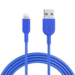 Anker Powerline II Lightning Cable (6ft), MFi Certified for iPhone Xs/XS Max/XR/X / 8/8 Plus / 7/7 Plus / 6/6 Plus (Blue)