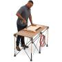 Bora Centipede 2x4 Feet Work Stand and Portable Table | Sawhorse Support with Folding, Collapsible Steel Legs, CK6S