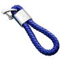 M.JVisun Soft TPU Case Cover Protector Case for Audi Flip Car Remote Key Fob Cover for Audi A1 A3 A4 A6 A8 Quattro Q2 Q3 Q7 R8 RS3 RS6 S3 S6 TT TTS Key Shell - Glossy Blue - Braided Keychain