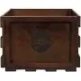 Crosley AC1004A-MA Record Storage Crate Holds up to 75 Albums, Mahogany